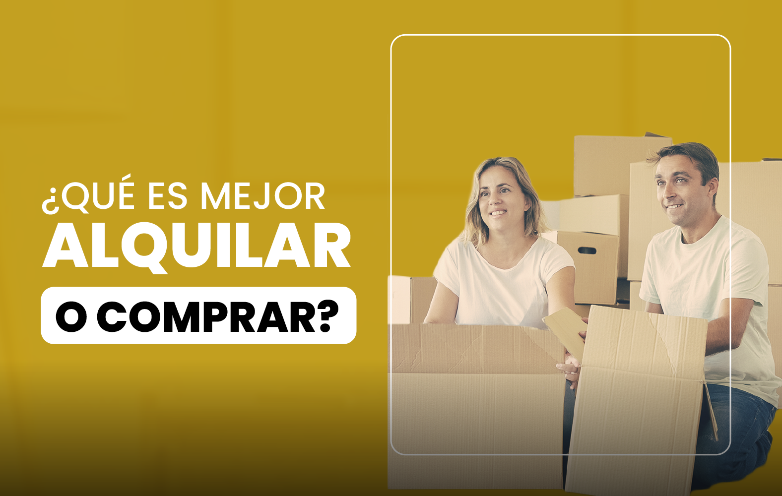 ¿Qué es mejor alquilar o comprar?