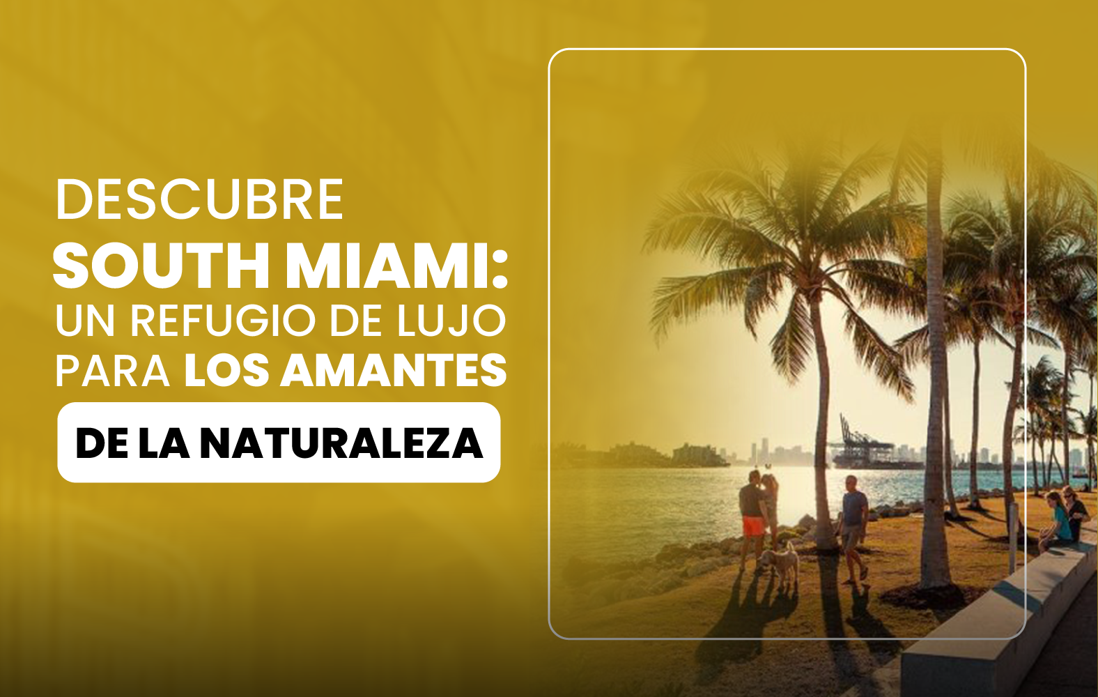 Descubre South Miami: un Refugio de lujo para los amantes de la naturaleza
