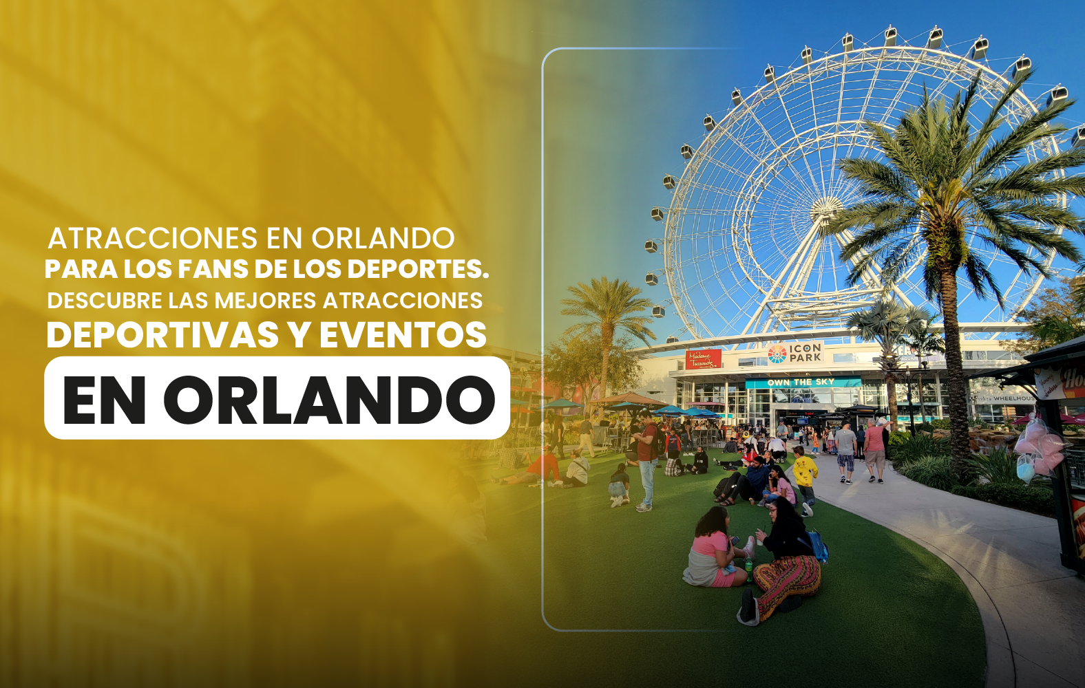 Atracciones en Orlando para los fans de los deportes. Descubre las mejores atracciones deportivas y eventos en Orlando.
